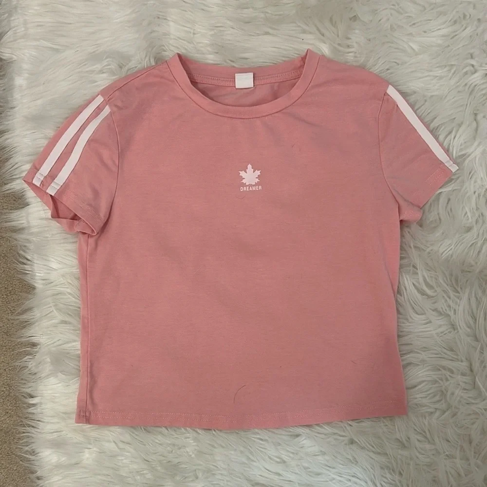 SHEIN Dreamer pink, short sleeve T-shirt, size 10